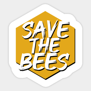 Save the Bees Honeycomb Sticker